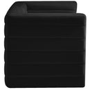  Manufacturer Color_Black -- Meridian Quincy Stationary Fabric Sofa IMAGE 6