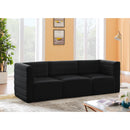  Manufacturer Color_Black -- Meridian Quincy Stationary Fabric Sofa IMAGE 2