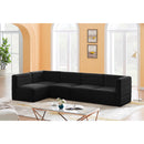  Manufacturer Color_Black -- Meridian Quincy Fabric 5 pc Sectional IMAGE 2