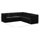  Manufacturer Color_Black -- Meridian Quincy Fabric 5 pc Sectional IMAGE 13