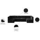  Manufacturer Color_Black -- Meridian Quincy Fabric 6 pc Sectional IMAGE 15