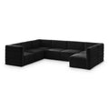  Manufacturer Color_Black -- Meridian Quincy Fabric 7 pc Sectional IMAGE 1