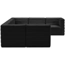  Manufacturer Color_Black -- Meridian Quincy Fabric 7 pc Sectional IMAGE 8
