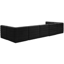  Manufacturer Color_Black -- Meridian Quincy Fabric 7 pc Sectional IMAGE 3