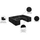  Manufacturer Color_Black -- Meridian Quincy Fabric 8 pc Sectional IMAGE 16