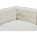  Manufacturer Color_Cream -- Quincy Cream Velvet Upholstered Comfort Modular Armless Chair IMAGE 9