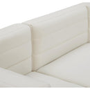  Manufacturer Color_Cream -- Quincy Cream Velvet Upholstered Comfort Modular Corner Chair IMAGE 11