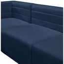  Manufacturer Color_Navy -- Quincy Navy Velvet Upholstered Comfort Modular Armless Chair IMAGE 13