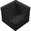  Manufacturer Color_Black -- Meridian Tuft Stationary Fabric Chair IMAGE 5
