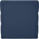Meridian Tuft Navy Velvet Armless Chair IMAGE 3