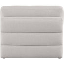  Manufacturer Color_Beige -- Meridian Beckham Stationary Fabric Chair IMAGE 3