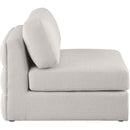  Manufacturer Color_Beige -- Meridian Beckham Stationary Fabric Chair IMAGE 4
