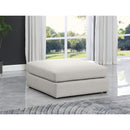  Manufacturer Color_Beige -- Meridian Beckham Fabric Ottoman IMAGE 2
