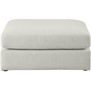  Manufacturer Color_Beige -- Meridian Beckham Fabric Ottoman IMAGE 3