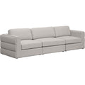 Meridian Beckham Stationary Fabric Sofa 681Beige-S114A IMAGE 1