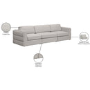  Manufacturer Color_Beige -- Meridian Beckham Stationary Fabric Sofa IMAGE 9