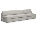  Manufacturer Color_Beige -- Meridian Beckham Stationary Fabric Sofa IMAGE 1