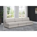 Manufacturer Color_Beige -- Meridian Beckham Stationary Fabric Sofa IMAGE 2