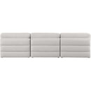  Manufacturer Color_Beige -- Meridian Beckham Stationary Fabric Sofa IMAGE 3