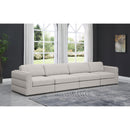  Manufacturer Color_Beige -- Meridian Beckham Stationary Fabric Sofa IMAGE 2