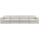  Manufacturer Color_Beige -- Meridian Beckham Stationary Fabric Sofa IMAGE 5