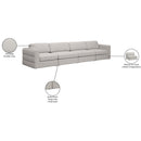  Manufacturer Color_Beige -- Meridian Beckham Stationary Fabric Sofa IMAGE 8