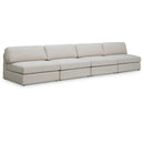  Manufacturer Color_Beige -- Meridian Beckham Stationary Fabric Sofa IMAGE 1