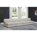  Manufacturer Color_Beige -- Meridian Beckham Stationary Fabric Sofa IMAGE 2