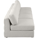  Manufacturer Color_Beige -- Meridian Beckham Stationary Fabric Sofa IMAGE 4