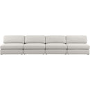  Manufacturer Color_Beige -- Meridian Beckham Stationary Fabric Sofa IMAGE 5