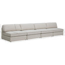  Manufacturer Color_Beige -- Meridian Beckham Stationary Fabric Sofa IMAGE 7