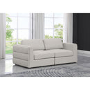  Manufacturer Color_Beige -- Meridian Beckham Stationary Fabric Sofa IMAGE 2