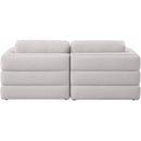  Manufacturer Color_Beige -- Meridian Beckham Stationary Fabric Sofa IMAGE 3