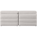  Manufacturer Color_Beige -- Meridian Beckham Stationary Fabric Sofa IMAGE 3