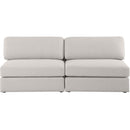  Manufacturer Color_Beige -- Meridian Beckham Stationary Fabric Sofa IMAGE 5