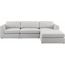  Manufacturer Color_Beige -- Meridian Beckham Fabric 4 pc Sectional IMAGE 10