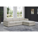  Manufacturer Color_Beige -- Meridian Beckham Fabric 4 pc Sectional IMAGE 3
