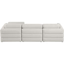  Manufacturer Color_Beige -- Meridian Beckham Fabric 4 pc Sectional IMAGE 6