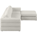  Manufacturer Color_Beige -- Meridian Beckham Fabric 4 pc Sectional IMAGE 7