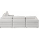  Manufacturer Color_Beige -- Meridian Beckham Fabric 4 pc Sectional IMAGE 5
