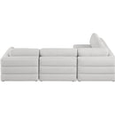  Manufacturer Color_Beige -- Meridian Beckham Fabric 4 pc Sectional IMAGE 6