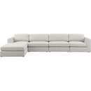  Manufacturer Color_Beige -- Meridian Beckham Fabric 5 pc Sectional IMAGE 9
