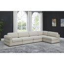  Manufacturer Color_Beige -- Meridian Beckham Fabric 5 pc Sectional IMAGE 3