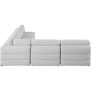  Manufacturer Color_Beige -- Meridian Beckham Fabric 5 pc Sectional IMAGE 3