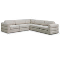  Manufacturer Color_Beige -- Meridian Beckham Fabric 5 pc Sectional IMAGE 1