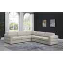  Manufacturer Color_Beige -- Meridian Beckham Fabric 5 pc Sectional IMAGE 2