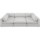  Manufacturer Color_Beige -- Meridian Beckham Fabric 6 pc Sectional IMAGE 5