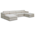  Manufacturer Color_Beige -- Meridian Beckham Fabric 6 pc Sectional IMAGE 1