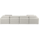  Manufacturer Color_Beige -- Meridian Beckham Fabric 6 pc Sectional IMAGE 3