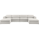  Manufacturer Color_Beige -- Meridian Beckham Fabric 6 pc Sectional IMAGE 5